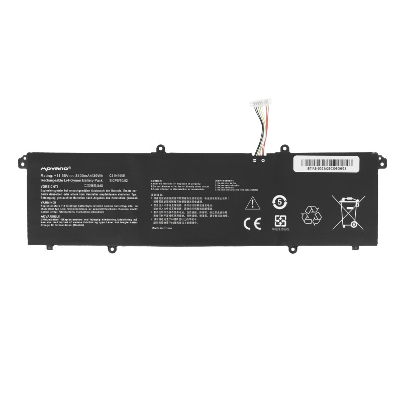 Bateria Movano do Asus VivoBook M413D, S333, X1704V