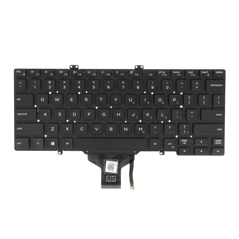 Klawiatura laptopa do Dell Latitude 5410, 7400, 7410 (podświetlana)