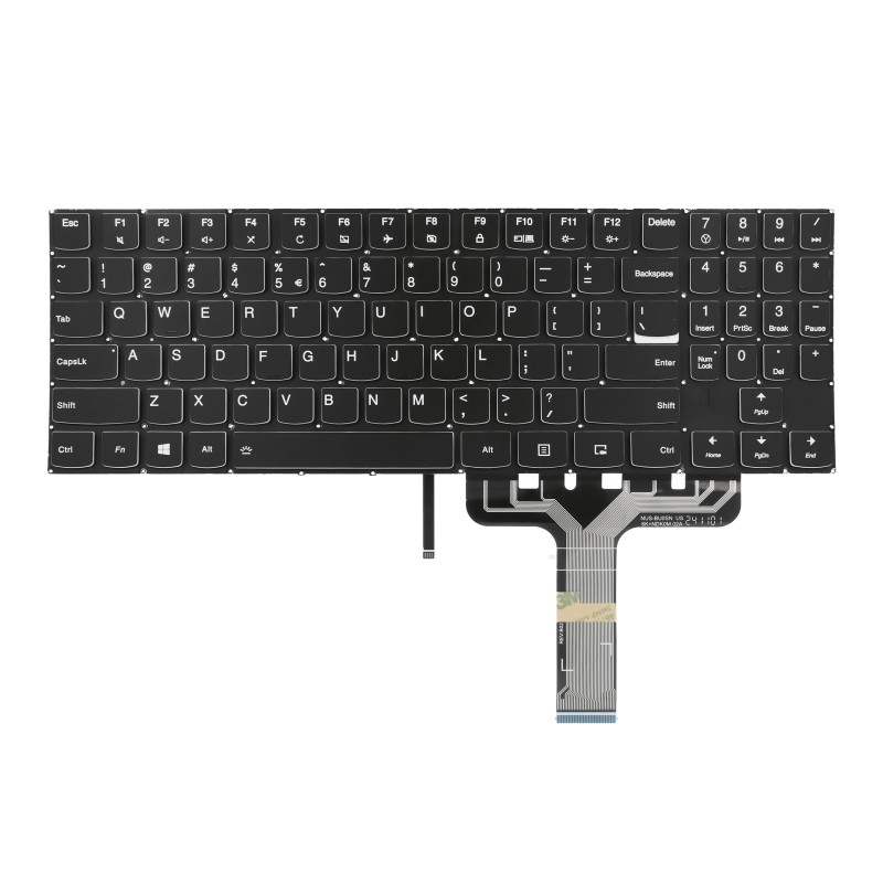 Klawiatura laptopa do Lenovo Legion Y520-15IKBN - biała (podświetlana)