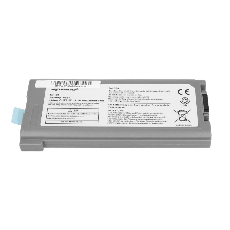 Bateria Movano do Panasonic ToughBook CF-30, CF-31, CF-53