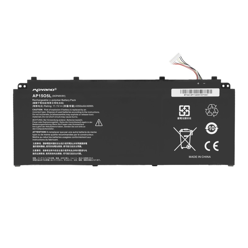 Bateria Movano do Acer Spin 5 Pro SP513, Swift 1 Pro SF114 | PartsPC.pl
