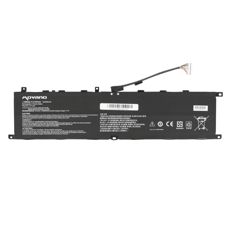 Bateria Movano do MSI Leopard GP66 10UH, 11UH, Vector GP76 | PartsPC.pl