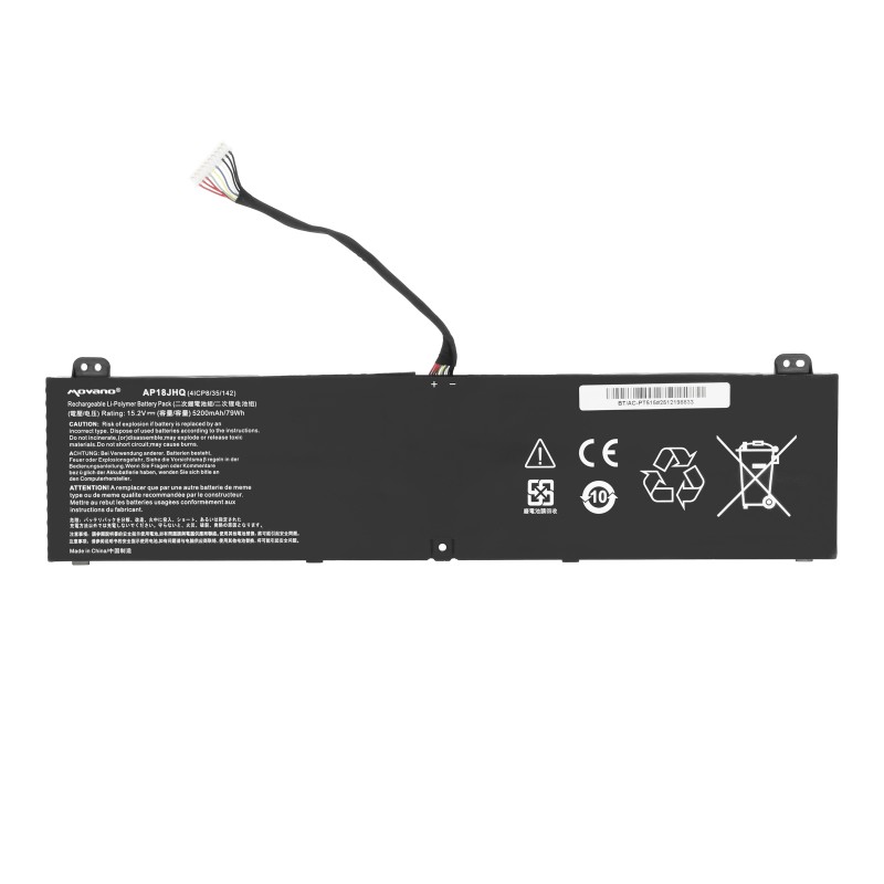 Bateria Movano do Acer ConceptD 7 CN715, Predator Triton 500 PT515