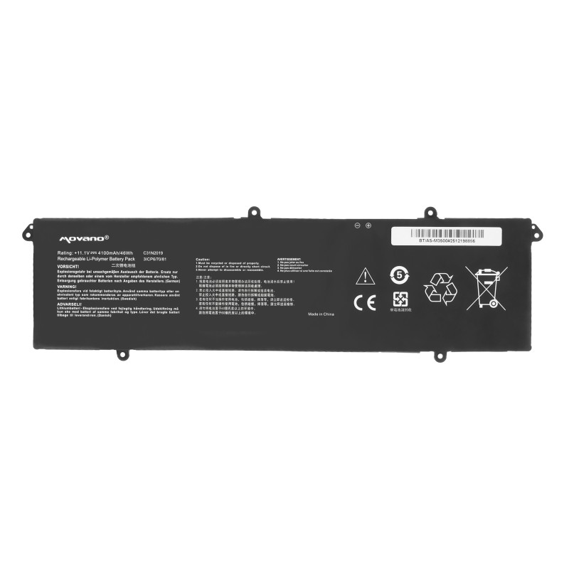 Bateria Movano do Asus VivoBook 14X K3405VF, 16X K3605V, Pro 15 M3500
