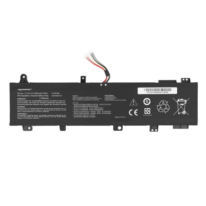 Bateria Movano do Asus TUF Gaming A15 FA506Q, FX506QM