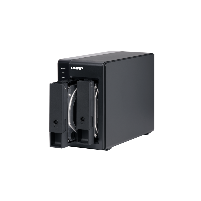 QNAP TR-002 | 2-zatokowa jednostka rozszerzająca dla QNAP/PC, złącze USB-C, Tower