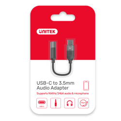 Unitek Adapter USB-C do jack 3.5mm (F) M1204A