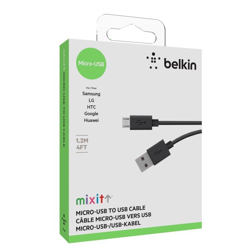 Belkin Przewód USB na microUSB, czarny