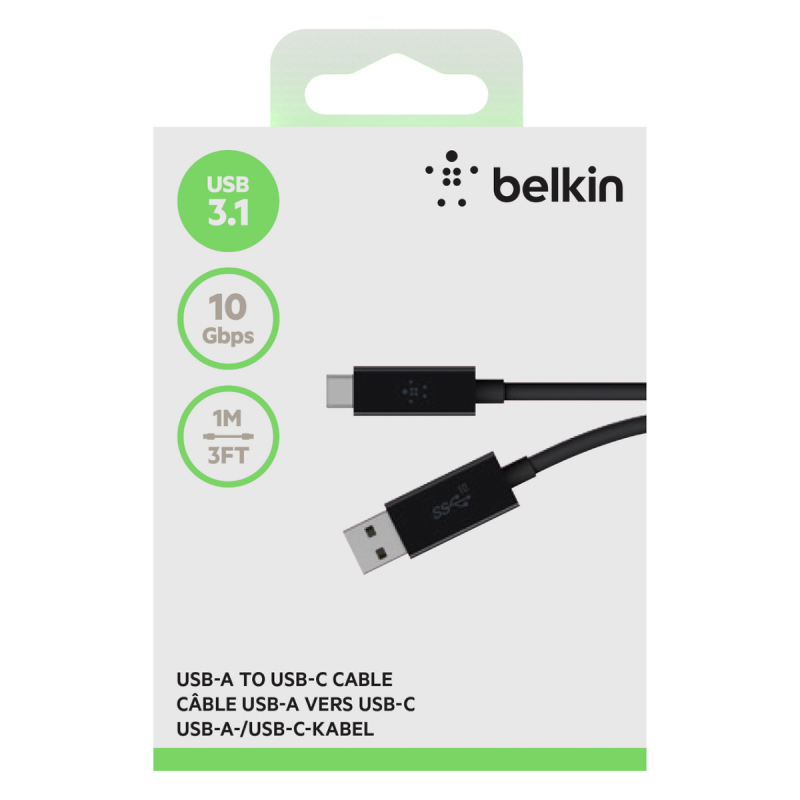 Belkin Przewód USB-A na USB-C 5Gbps, 1 m