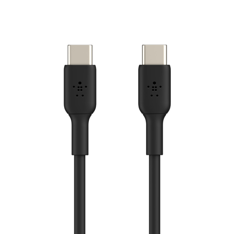 Belkin Kabel w oplocie USB-C na USB-C 60W, 1 m, czarny