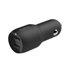 Belkin Ładowarka samochodowa Dual USB-A Car Charger, 12W X2, BLK