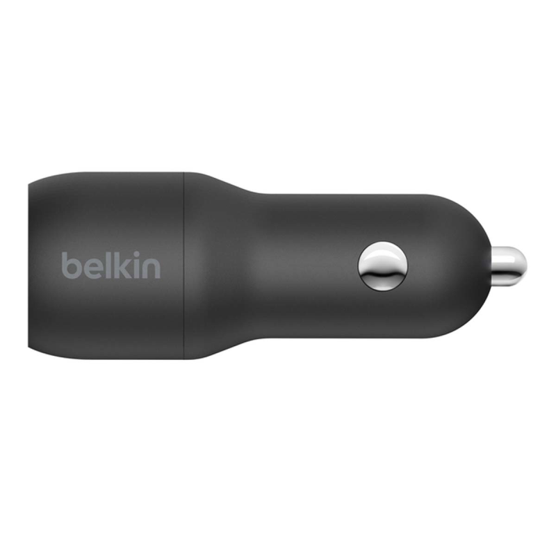 Belkin Ładowarka samochodowa Dual USB-A Car Charger 1M PVC A-C, 24W, BLK