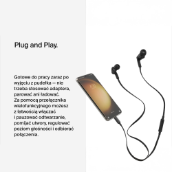 Belkin Słuchawki przewodowe douszne USB-C czarne