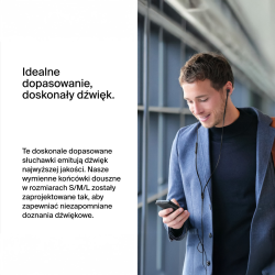 Belkin Słuchawki przewodowe douszne USB-C czarne