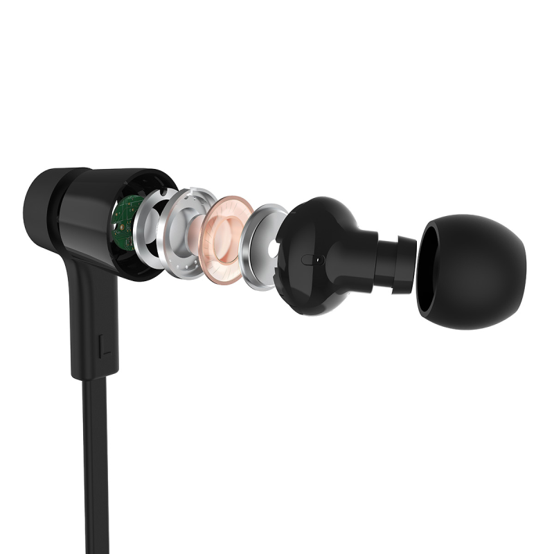 Belkin Słuchawki przewodowe douszne USB-C czarne