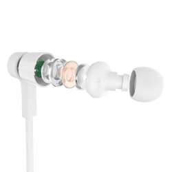 Belkin Słuchawki przewodowe douszne USB-C białe