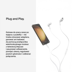 Belkin Słuchawki przewodowe douszne USB-C białe