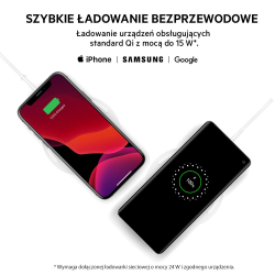Belkin Ładowarka bezprzewodowa indukcyjna 10 W, biała