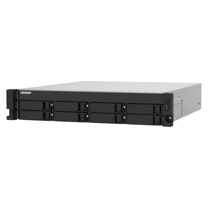 QNAP TS-832PXU-RP-4G | 8-zatokowy serwer NAS, ARM, 4GB RAM, 2x 10GbE SFP+, 2x 2,5GbE RJ-45, RP, RACK