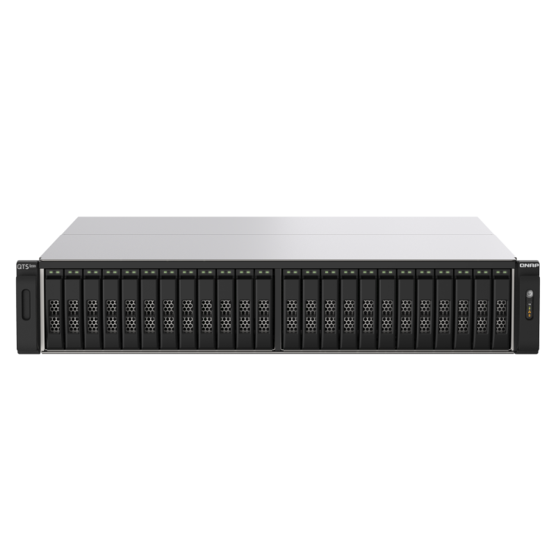 QNAP TS-h2490FU-7232P-64G | 24-zatokowy all flash U.2 NVMe NAS, AMD Epyc, 64GB RAM, RP, RACK