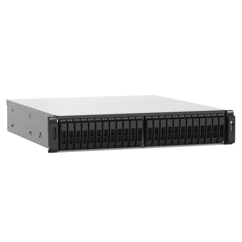QNAP TS-h2490FU-7232P-64G | 24-zatokowy all flash U.2 NVMe NAS, AMD Epyc, 64GB RAM, RP, RACK