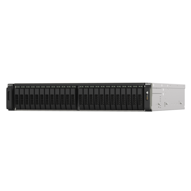 QNAP TS-h2490FU-7232P-64G | 24-zatokowy all flash U.2 NVMe NAS, AMD Epyc, 64GB RAM, RP, RACK