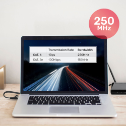 Unitek kabel Ethernet RJ-45 LAN, patchcord cat.6 UTP (8P8C), przewód sieciowy 2m, płaski