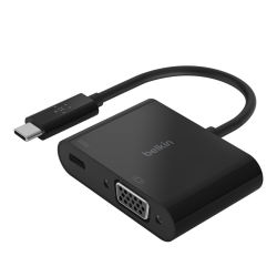 Belkin Przejściówka USB-C na VGA z funkcją ładowania 60W