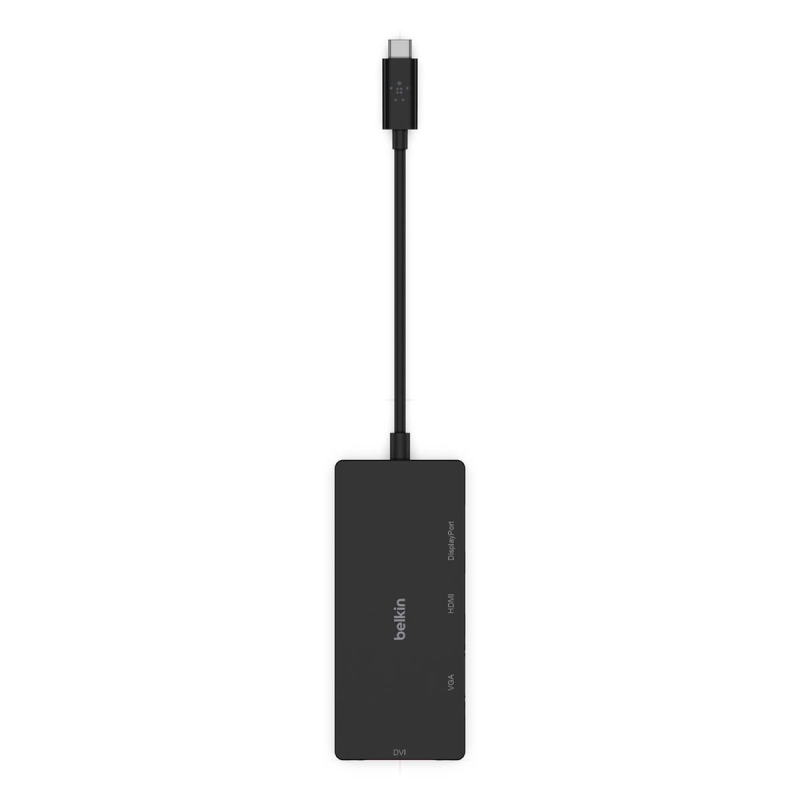 Belkin Przejściówka video USB-C na HDMI, VGA, DisplayPort lub DVI