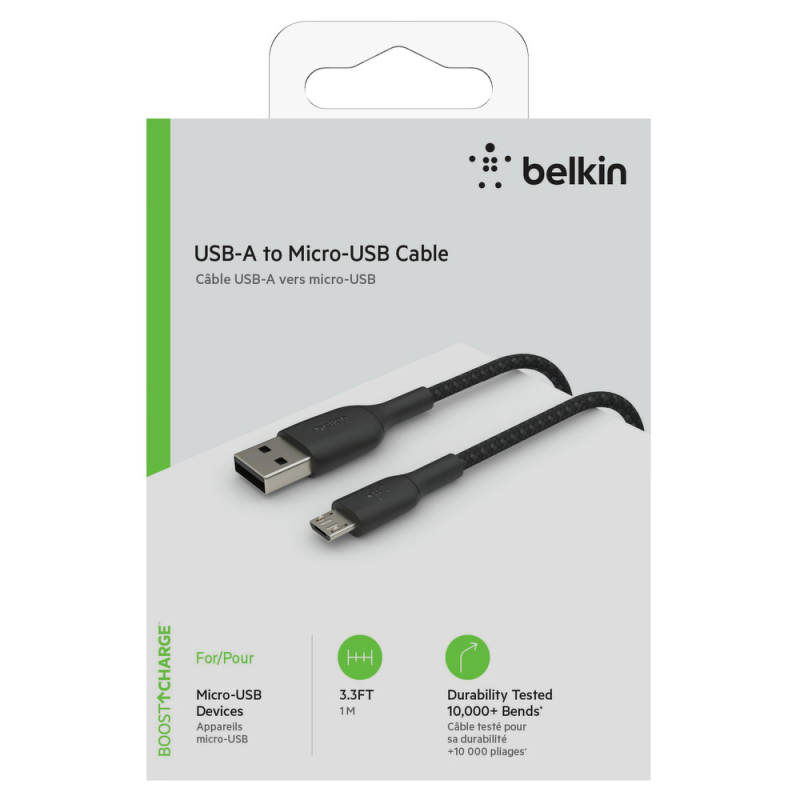 Belkin BoostCharge Kabel USB-A na micro-USB, 1m, czarny