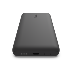 Belkin Powerbank 10 000 mAh, 23W, wbudowane kable USB-C i Lightning, czarny