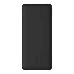 Belkin Powerbank 10 000 mAh, 23W, wbudowane kable USB-C i Lightning, czarny