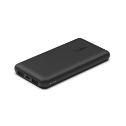 Belkin Powerbank 10 000 mAh, 2x USB-A, USB-C 15W, czarny