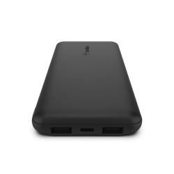 Belkin Powerbank 10 000 mAh, 2x USB-A, USB-C 15W, czarny