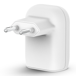 Belkin Belkin Ładowarka USB-C 25W, USB-A 12 W, 37W, kątowa, biała