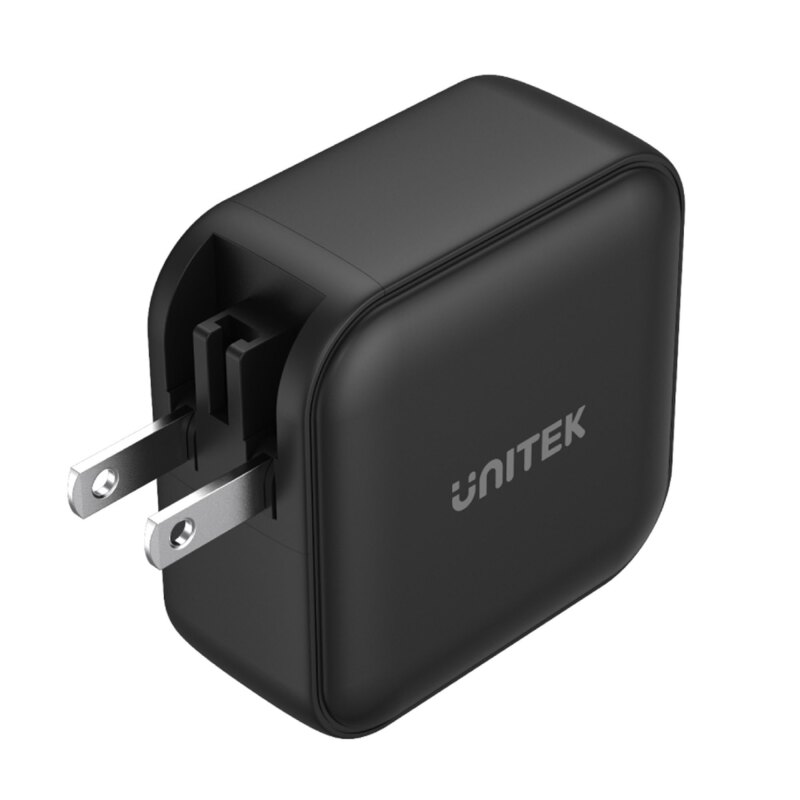 Unitek Ładowarka GaN 4 porty, PD 100W QC3.0 czarna | PartsPC.pl