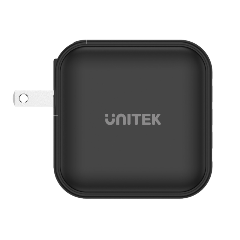 Unitek Ładowarka GaN 4 porty, PD 100W QC3.0 czarna | PartsPC.pl