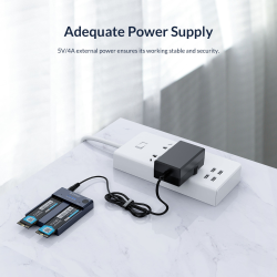 Orico Stacja klonująca dyski M.2 USB-C 10Gbps