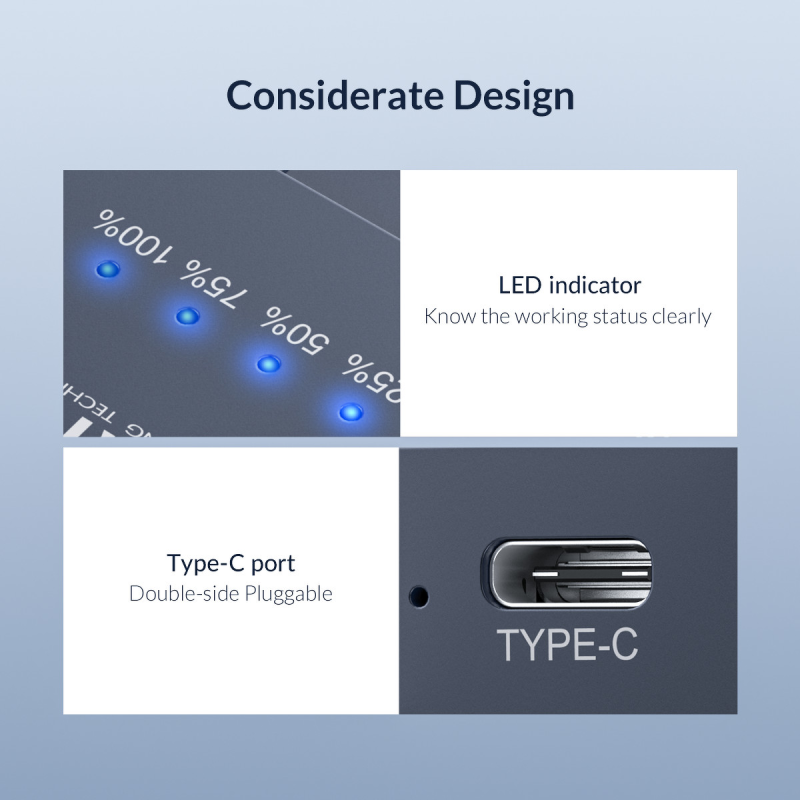 Orico Stacja klonująca dyski M.2 USB-C 10Gbps