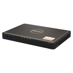 QNAP TBS-464-8G | 4-zatokowy serwer NASbook, Intel, 8GB RAM, 2x 2.5GbE, Compact