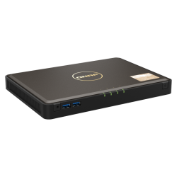 QNAP TBS-464-8G | 4-zatokowy serwer NASbook, Intel, 8GB RAM, 2x 2.5GbE, Compact