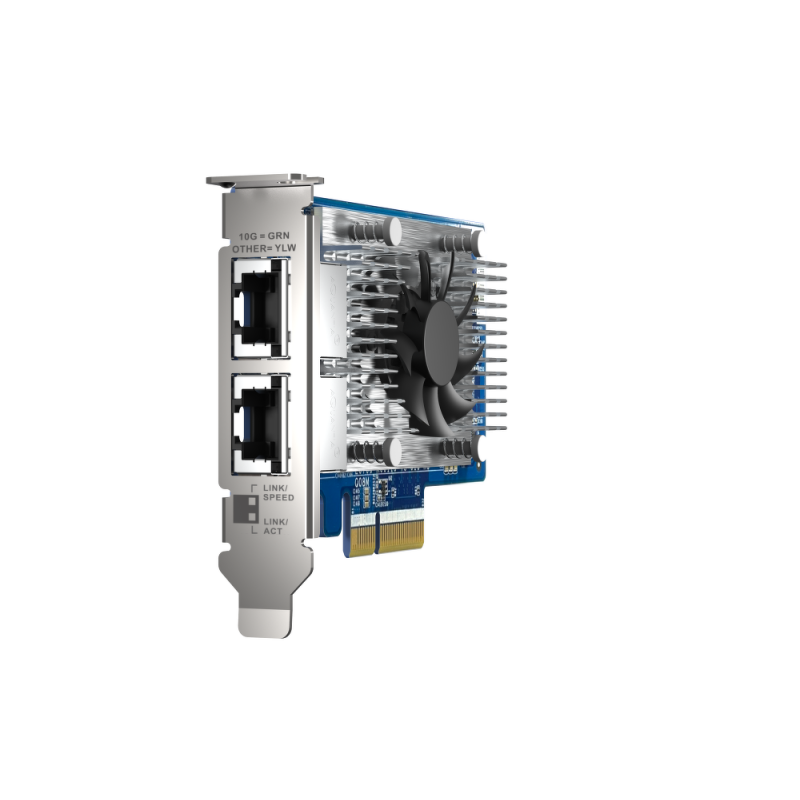 QNAP QXG-10G2T-X710 | 2-portowa karta rozszerzeń 10GbE Base-T dla QNAP/PC