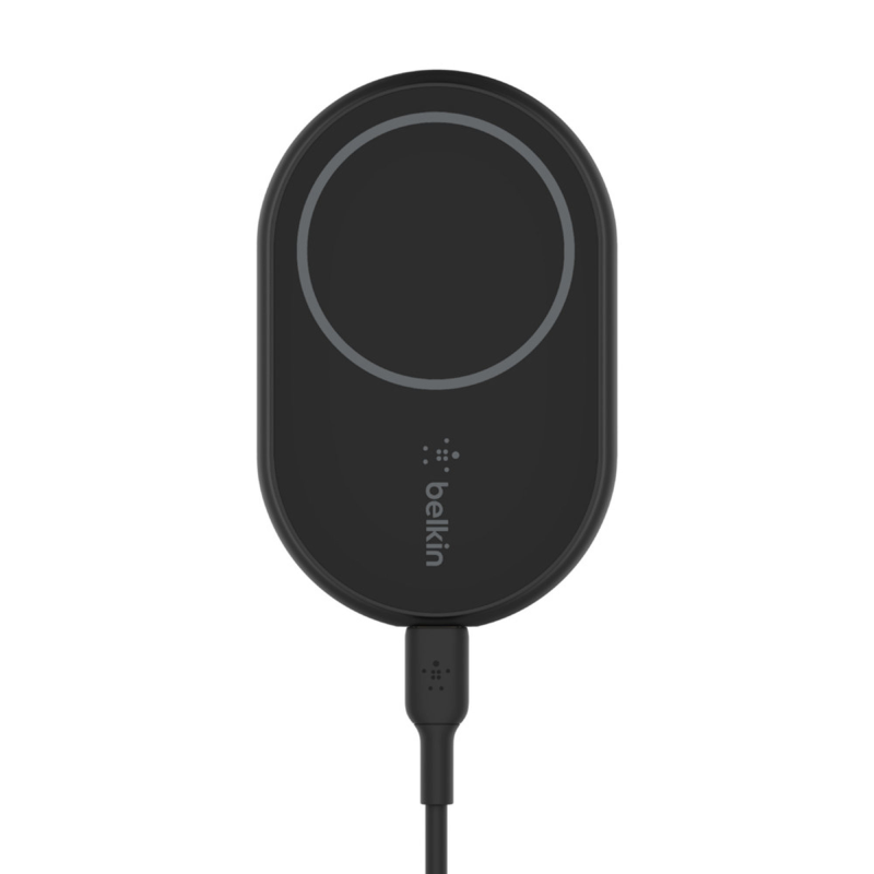 Belkin BoostCharge Ładowarka samochodowa, magnetyczna, kabel USB-C, czarna