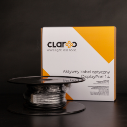 Claroc Kabel optyczny DisplayPort 1.4 AOC 8K 10 m | PartsPC.pl