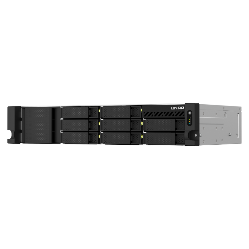 QNAP TS-873AeU-RP-4G | 8-zatokowy płytki serwer NAS, AMD Ryzen, 4GB RAM, 2x 2,5GbE RJ-45, RP, RACK