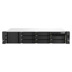QNAP TS-873AeU-RP-4G | 8-zatokowy płytki serwer NAS, AMD Ryzen, 4GB RAM, 2x 2,5GbE RJ-45, RP, RACK