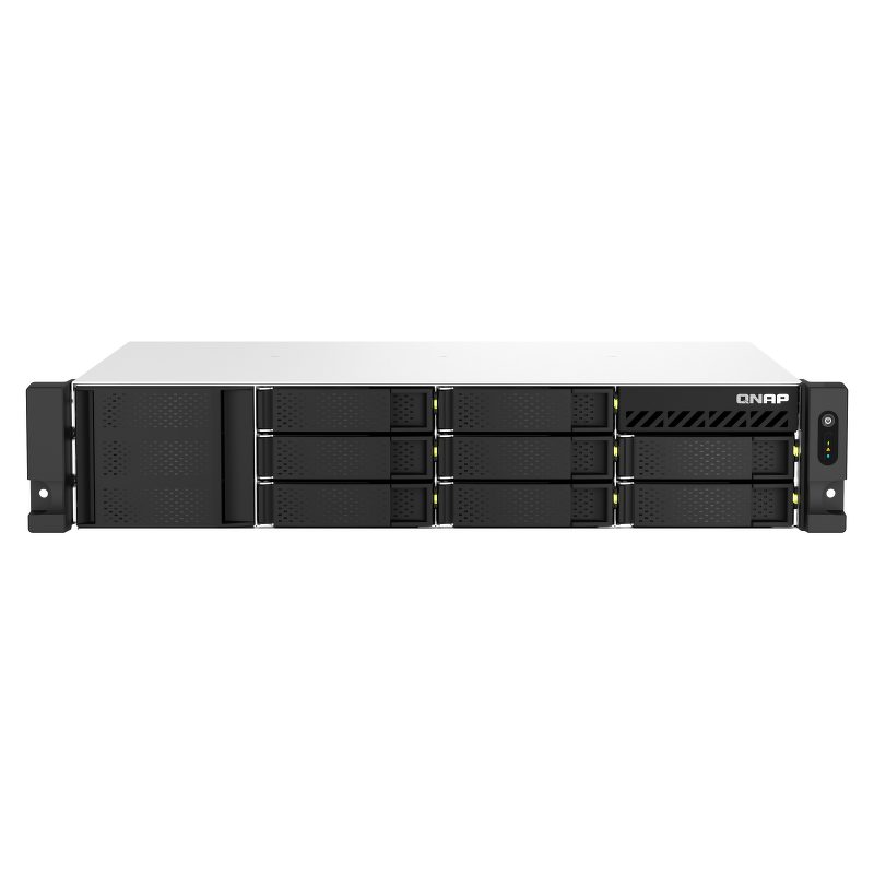 QNAP TS-873AeU-RP-4G | 8-zatokowy płytki serwer NAS, AMD Ryzen, 4GB RAM, 2x 2,5GbE RJ-45, RP, RACK