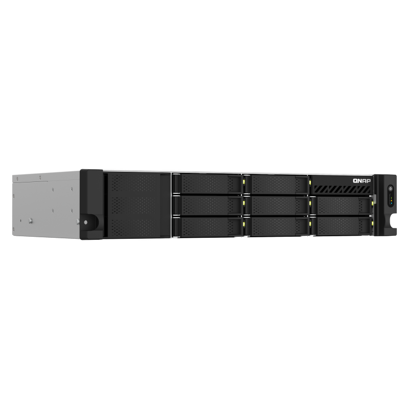 QNAP TS-873AeU-4G | 8-zatokowy płytki serwer NAS, AMD Ryzen, 4GB RAM, 2x 2,5GbE RJ-45, RACK