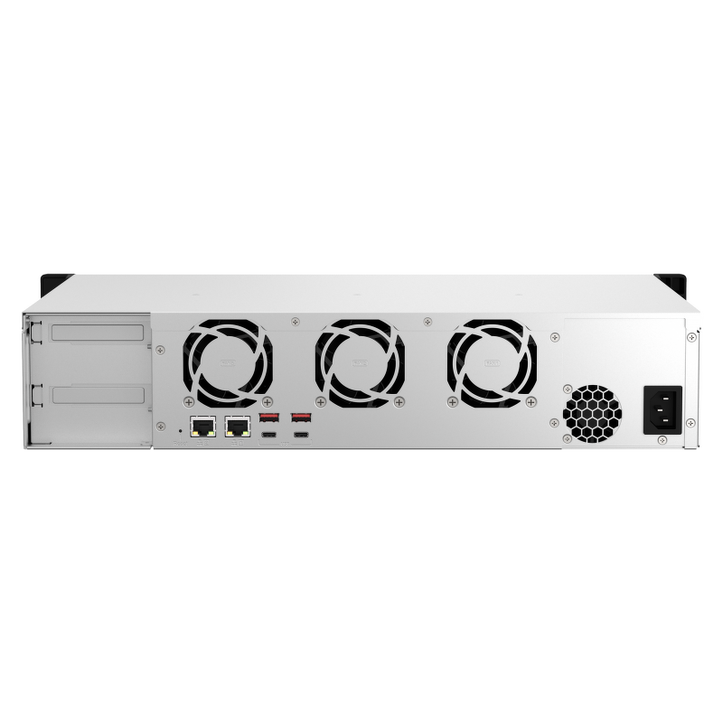 QNAP TS-873AeU-4G | 8-zatokowy płytki serwer NAS, AMD Ryzen, 4GB RAM, 2x 2,5GbE RJ-45, RACK