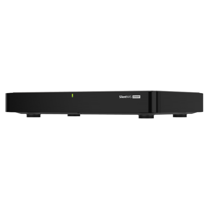 QNAP HS-264-8G | 2-zatokowy bezwentylatorowy cichy serwer NAS, Intel, 8GB RAM, 2x 2,5GbE RJ45, Tower